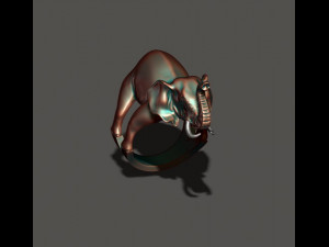 Elephant ring 3Dプリントモデル