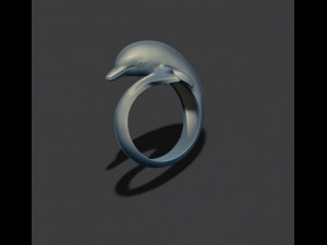 Dolphin ring Modelo de Impressão 3D