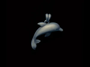 Dolphin pendant 3D Print Model