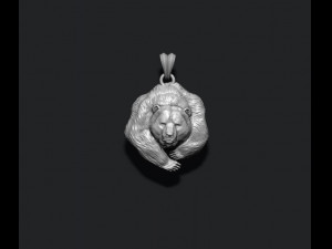 Bear pendant 3D 打印模型