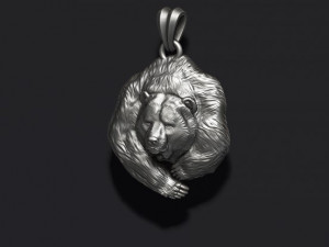 Bear pendant 3D 打印模型