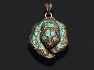 Bear pendant 3D 打印模型