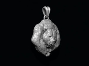 Bear pendant 3D 打印模型
