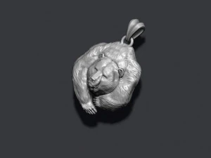Bear pendant 3D Print Model
