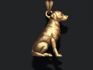 Dog beagle pendant 3D Print Model