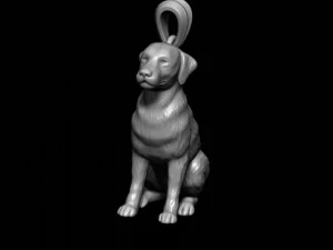 Dog beagle pendant 3D Print Model