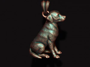 Dog beagle pendant 3D Print Model