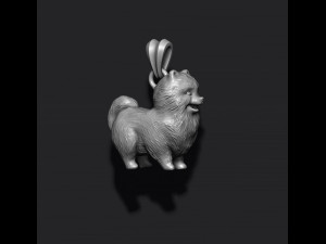 Pomeranian spitz pendant 3D-Druckmodell