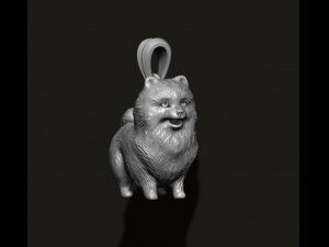Pomeranian spitz pendant 3D-Druckmodell
