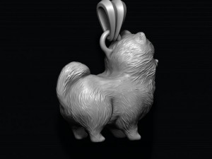 Pomeranian spitz pendant 3D-Druckmodell