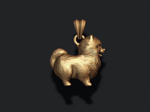 Pomeranian spitz pendant 3D-Druckmodell