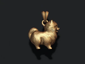 Pomeranian spitz pendant 3D Print Model