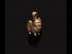 Pomeranian spitz pendant 3D-Druckmodell