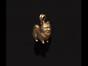 Pomeranian spitz pendant 3D Print Model
