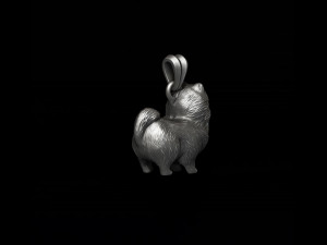 Pomeranian spitz pendant 3D-Druckmodell