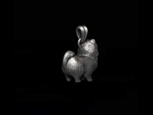 Pomeranian spitz pendant 3D Print Model