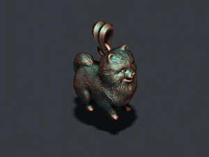 Pomeranian spitz pendant 3D Print Model