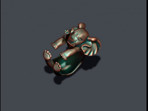 Baby elephant ring Modello di stampa 3D