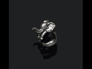 Baby elephant ring Modello di stampa 3D