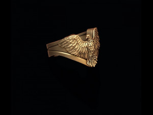 Eagle ring Modèles 3D en vedette