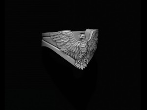 Eagle ring Modèles 3D en vedette