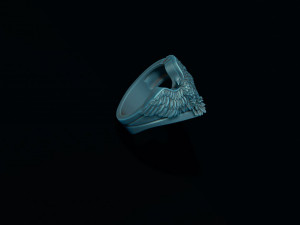 Eagle ring Modèles 3D en vedette