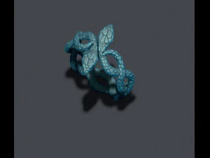 Snake ring 3D Print Model
