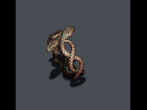 Snake ring 3D प्रिंट मॉडल
