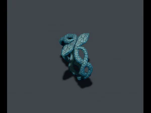 Snake ring 3D Print Model