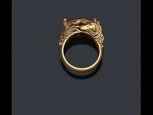 Horse ring 3D Print Model