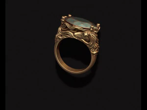 Horse ring 3D Print Model