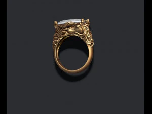 Horse ring 3D Print Model