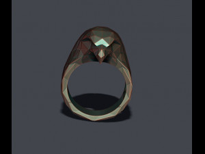 Eagle ring low poly Modelo de impresión 3D