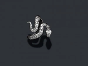 Snake ring 3D Print Model