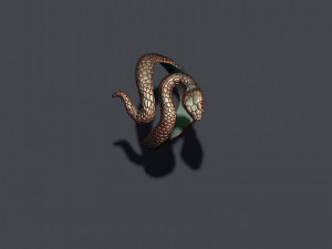 Snake ring 3D Принт Модель