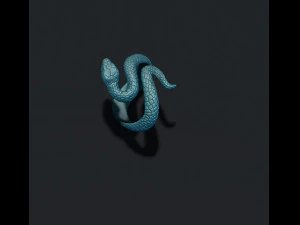 Snake ring 3D Print Model