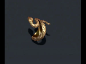 Snake ring 3D Print Model