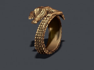 Crocodile ring Modelo de impresión 3D