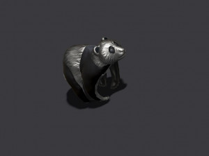 Panda ring 3D 打印模型