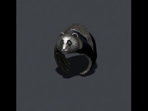 Panda ring 3D 打印模型