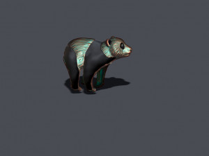 Panda ring 3D 打印模型