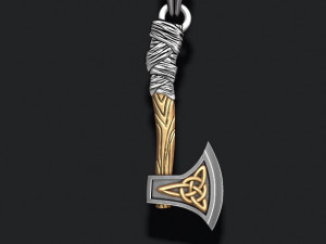 Viking axe 3D Print Model