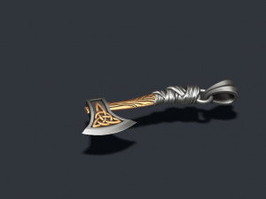 Viking axe Modello di stampa 3D