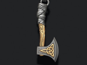Viking axe Modello di stampa 3D