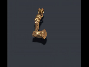 Viking axe Modello di stampa 3D