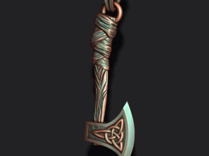 Viking axe 3D Print Model