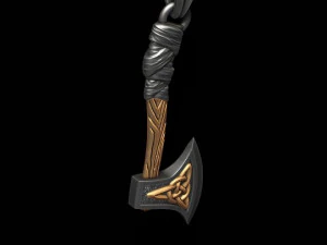 Viking axe 3D Print Model
