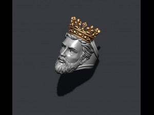 King ring 3D-Druckmodell