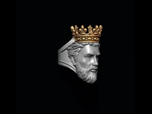 King ring 3D Print Model