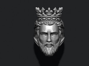 King ring 3D-Druckmodell